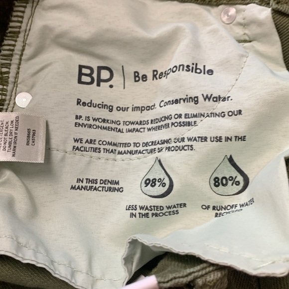 BR NWT Olive Green Mayfly Wash High rise Midweight Denim Shorts - Picture 7 of 9